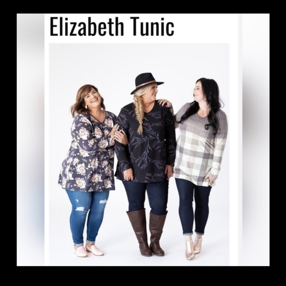 #148 LuLaRoe “Elizabeths" V Neckline Pullover Tunic- Various